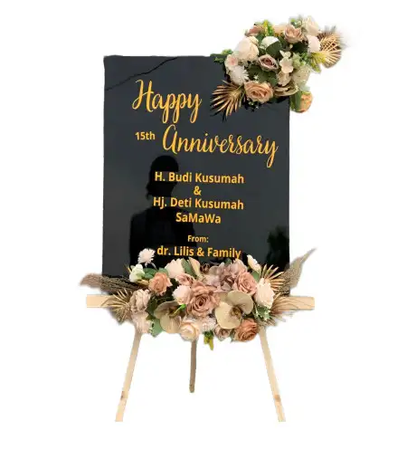 Papan Bunga Akrilik Terangun