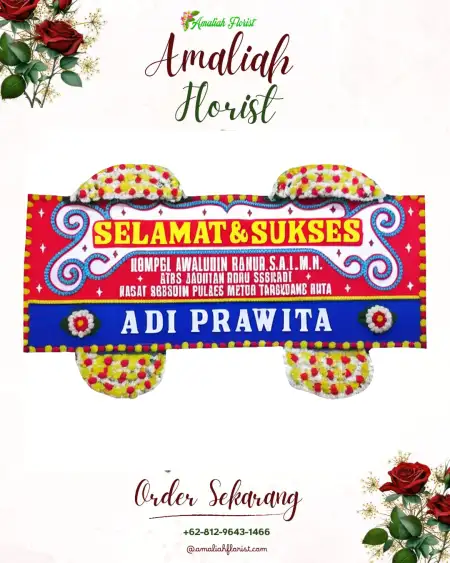 Papan Bunga Ucapan Selamat Terangun
